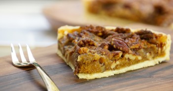Tarte aux noix et noix de pécan (pecan pie) tarte aux noix de pécan Herve Cuisine