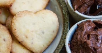 Mousse choco-orange et coeurs sablés au gingembre: dessert de St Valentin recette mousse chocolat orange
