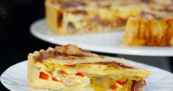 Tarte aux légumes et fromage à raclette