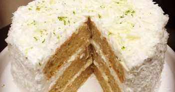 Layer cake coco et citron vert