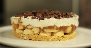 Banoffee pie ou tarte banane, caramel et chantilly banoffee pie