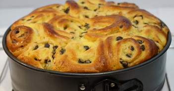 Chinois à la crème pâtissière et aux pépites de chocolat